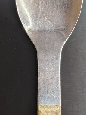 Vintage Vernon Stainless Steel Ice Cream Spade Scoop, Wooden Handle, Japan made